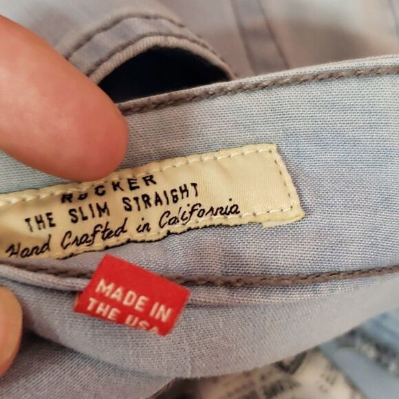 Agave Rocker The Slim Straight West Coast Luxury Jeans Sz 30/32 NWT - Picture 9 of 10